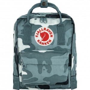 Kanken Graphics Mini - Nimbus Blue-Hidden Animals